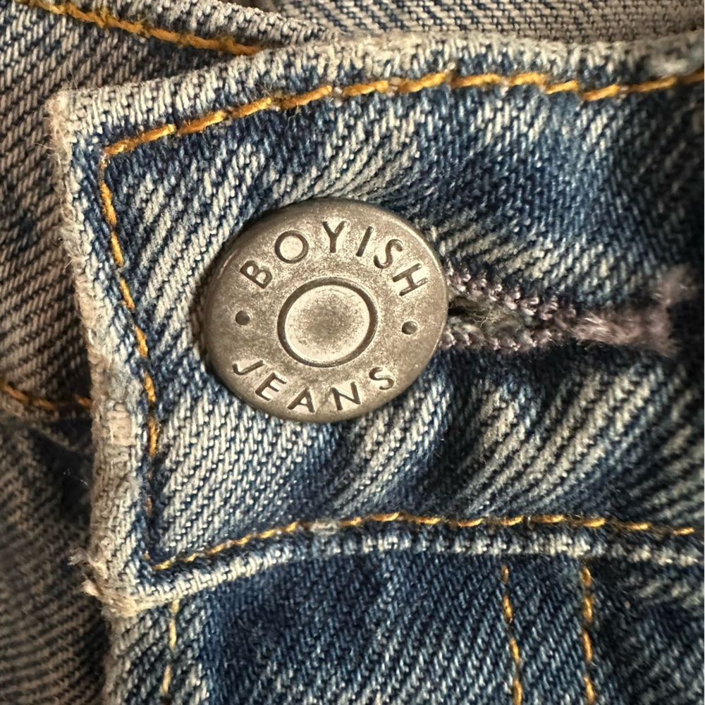 NWT Boyish Relaxed Light Blue Ripped Jeans - Picture 7 of 11